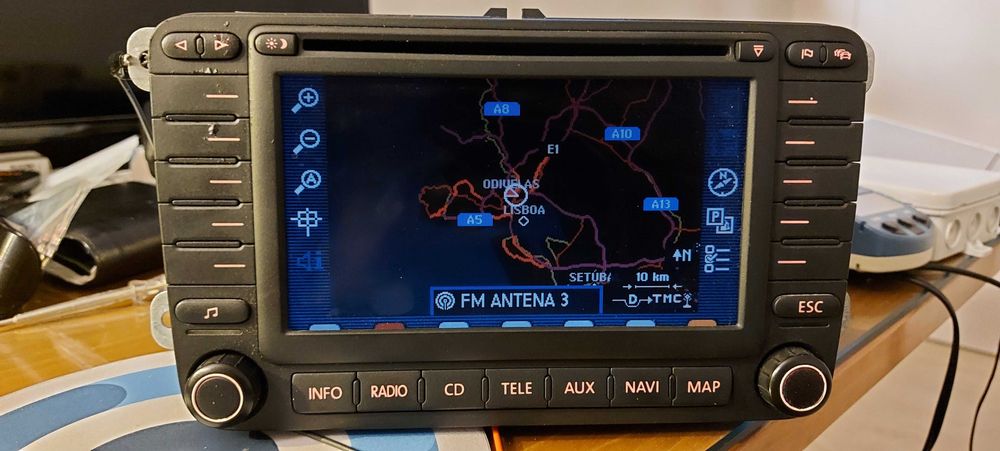 Radio navegação GPS Volkswagen Original MFD2 c/ codigo