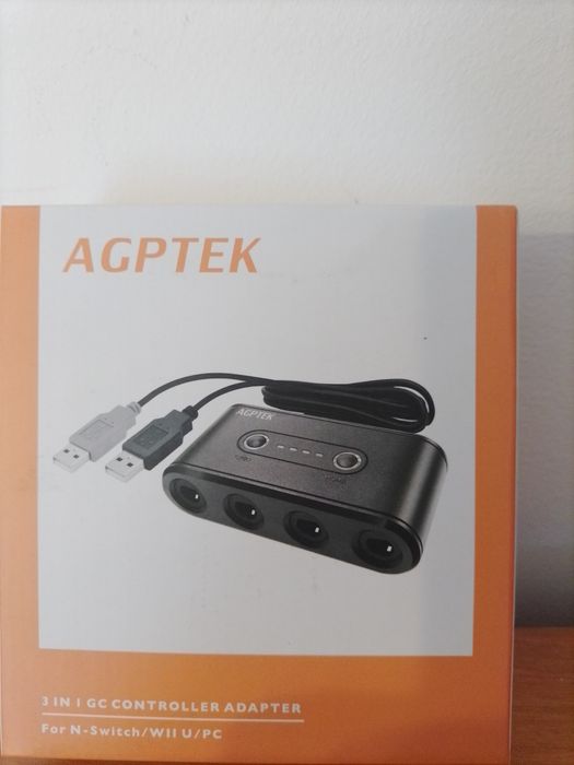 3 W 1 Gamecube Adapter kontrolerów  do Nintendo Switch/WII U/PC