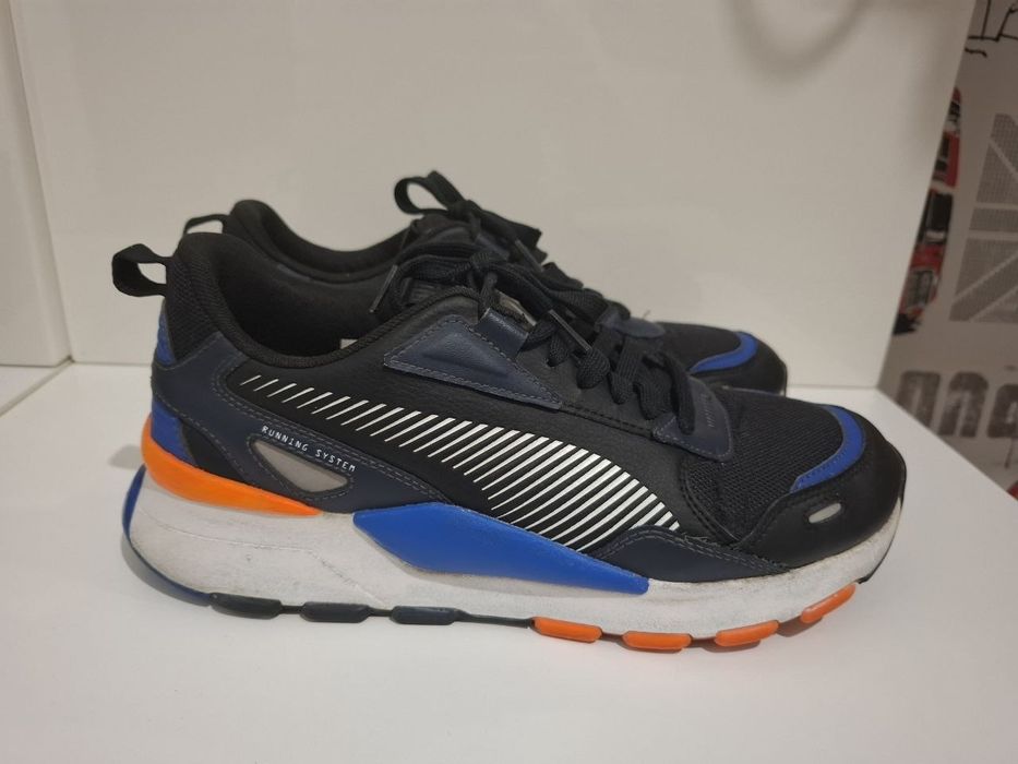 Чоловічі кросівки Puma RS-3.0 Black/Blue, розмір 42, устілка 27 см