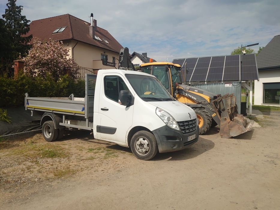 Koparko -ładowarka, prace, roboty ziemne, wynajem,