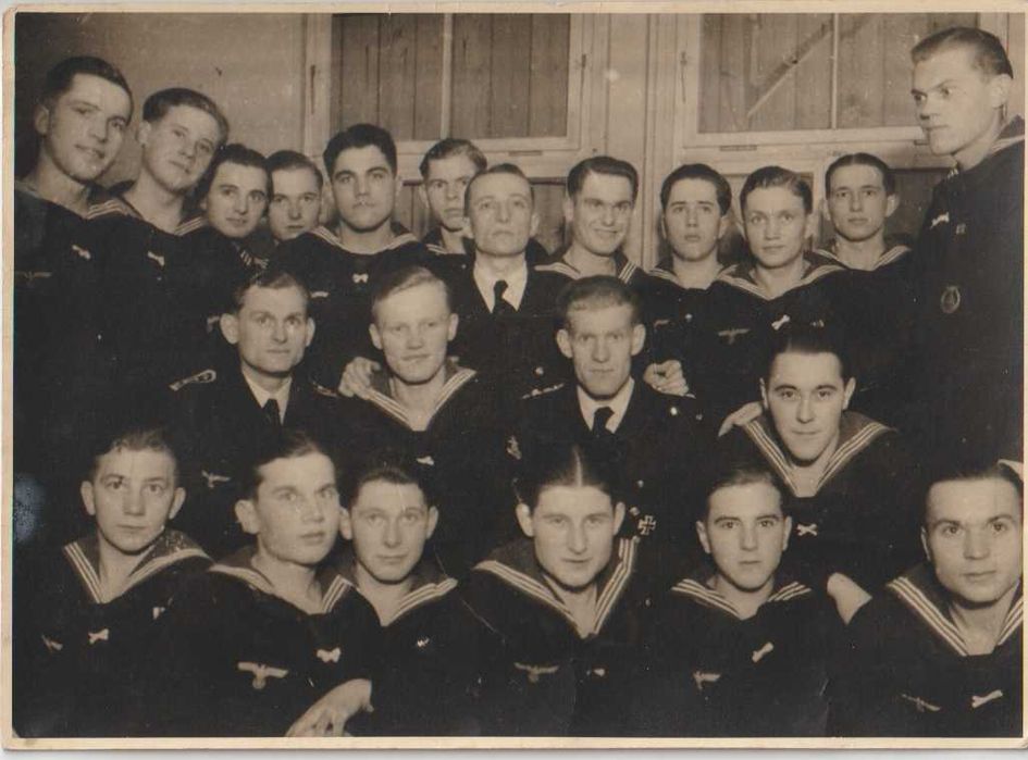 Kriegsmarine marynarze III Rzesza oryginalna fotografia 1940