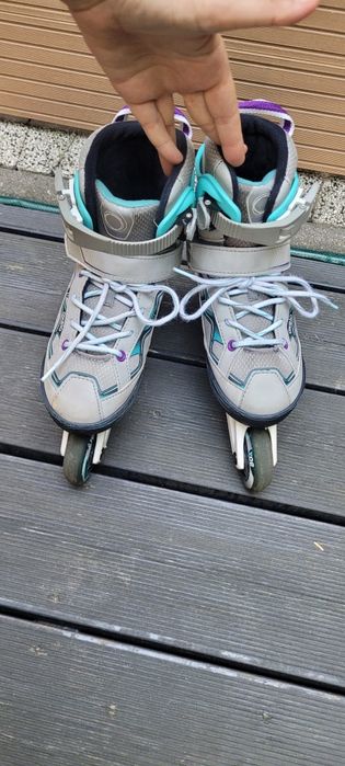 Oxelo rolki dziecięce regulowane decathlon 32-35