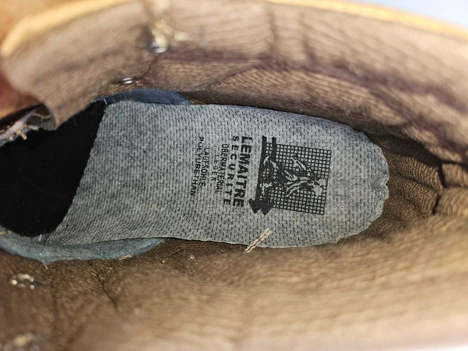 Buty robocze  skórzane nowe.