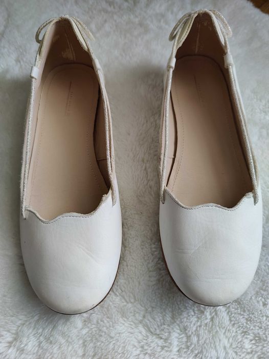 Baleriny skórzane, Zara, rozm. 36