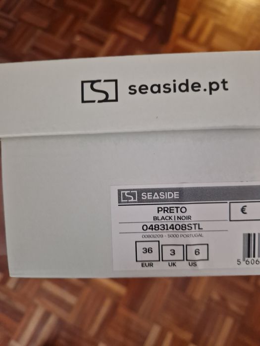 Sapatilhas Seaside preto - estilo all star