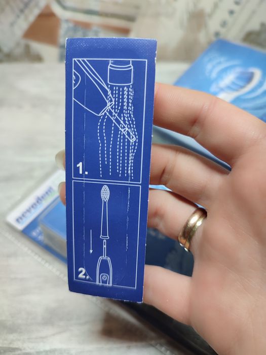 Набір запасних насадок для ультразвукової зубної щітки NEVADENT NZKS 6