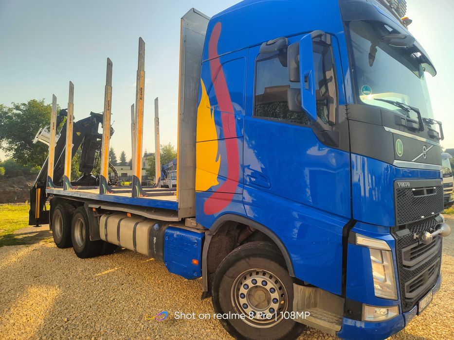 Volvo do drewna lasu