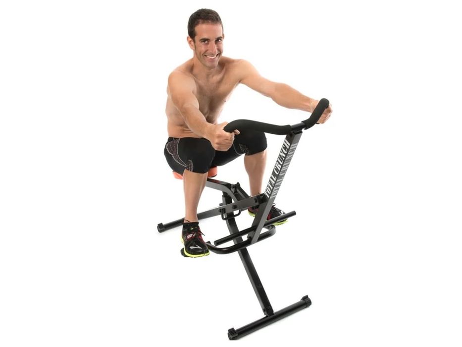 Total Crunch Máquina de cardio metal preto TOC001 - Como Nova