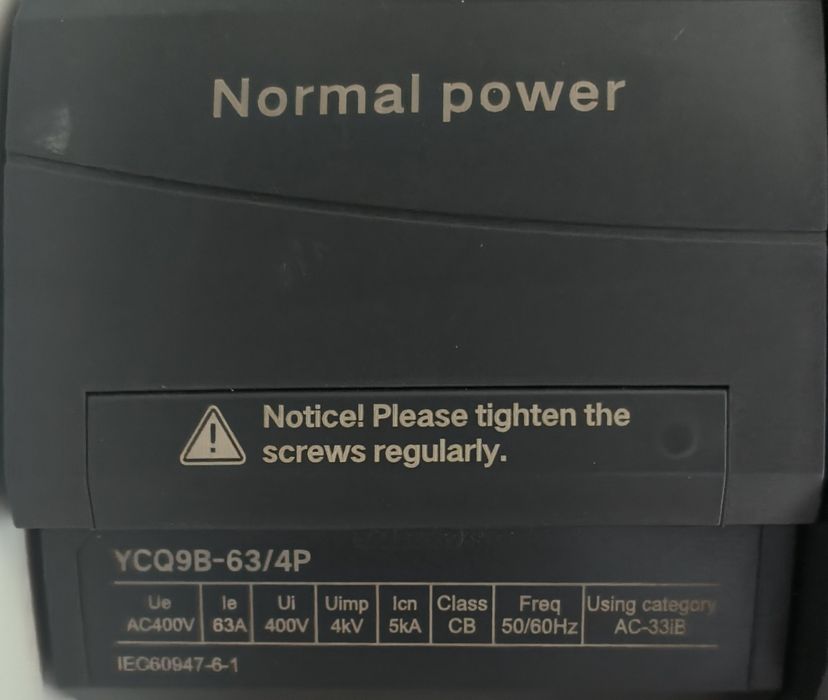 Contator  automático trifásico 63a