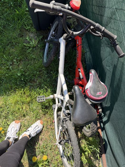 Rower dla dziecka 20 cali biały b twin btwin b-twin