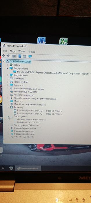 Medion laptop do internetu pracy nauki na prawo jazdy