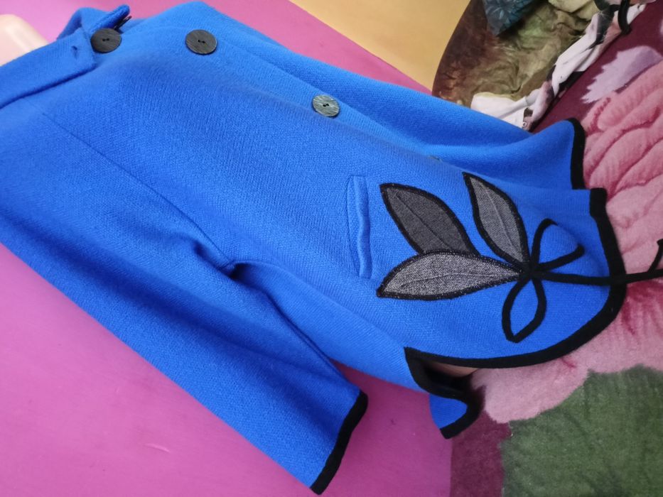 Kimono niebieskie ciemne piękny kolor XL