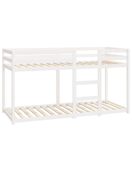 Beliche / Cama Dupla em Madeira – Branco