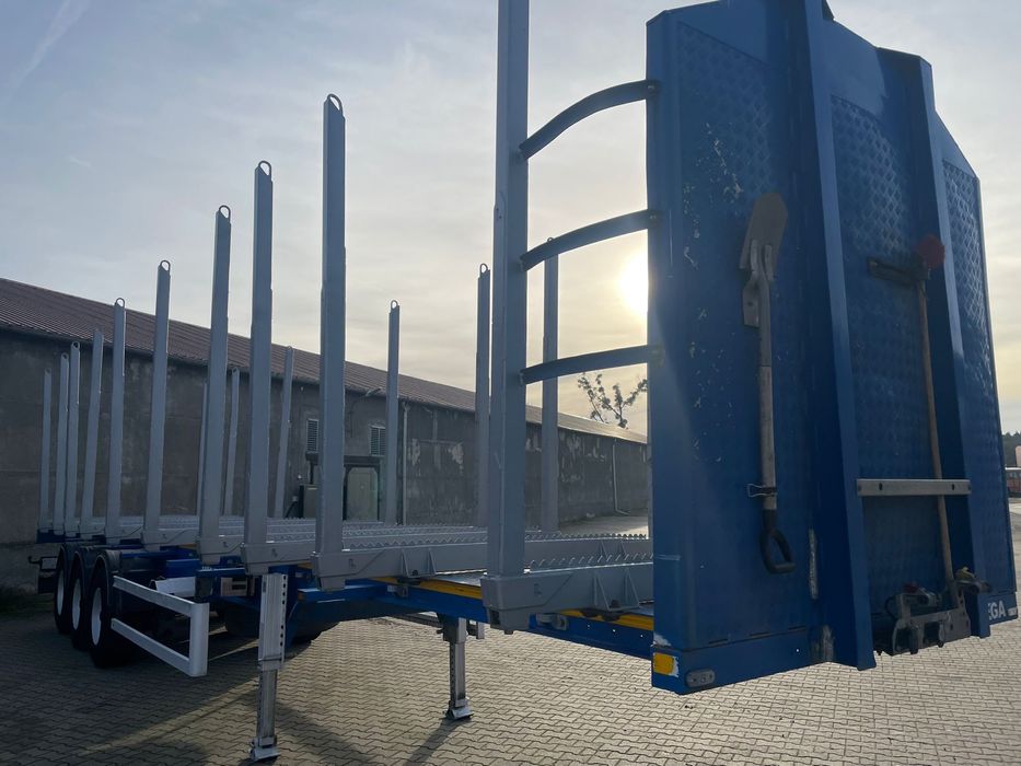 Naczepa MEGA MND kłonica do przewozu drewna