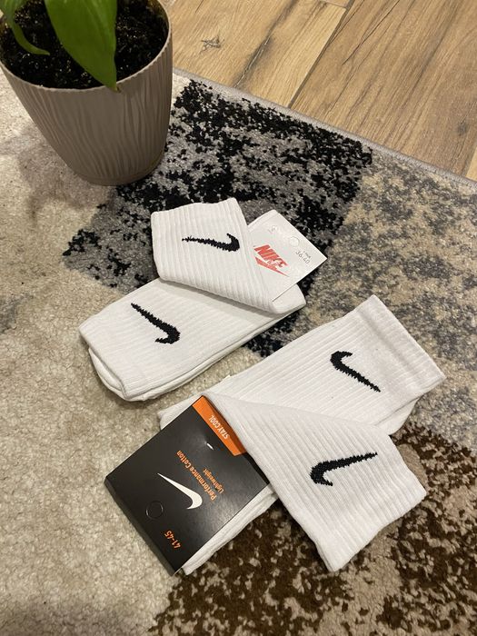 Спортивні носки Nike, Найк | Високі білі шкарпетки