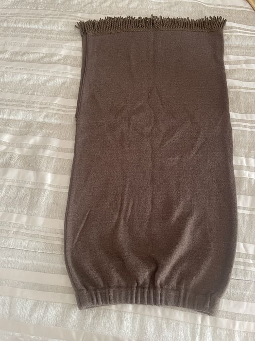 Saia lã castanha Lanidor