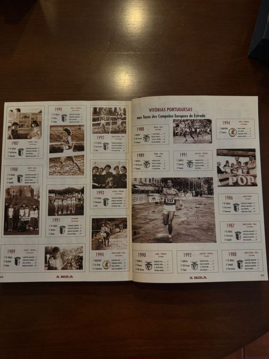 Livro de histórias de desporto