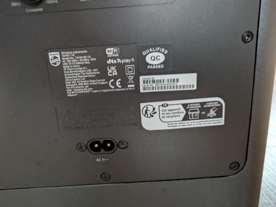 Subwoofer Philips Fidelio