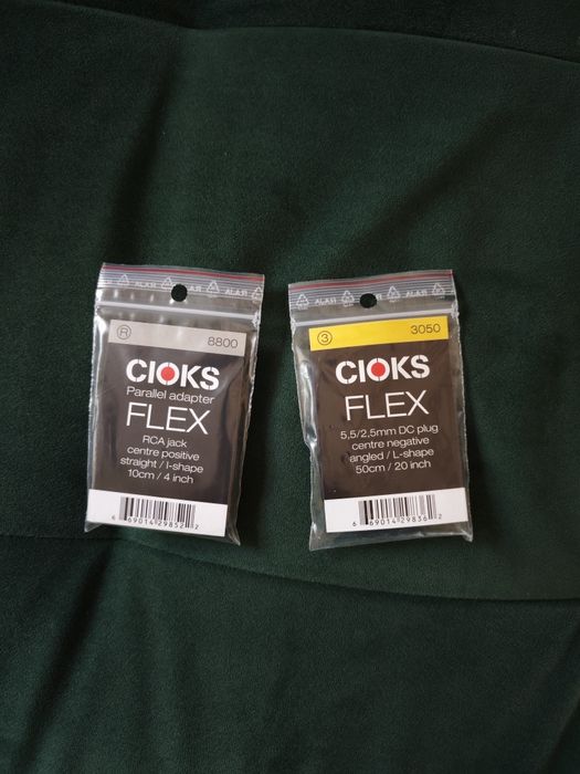 Cabos Cioks Flex type 3 e parallel adapter