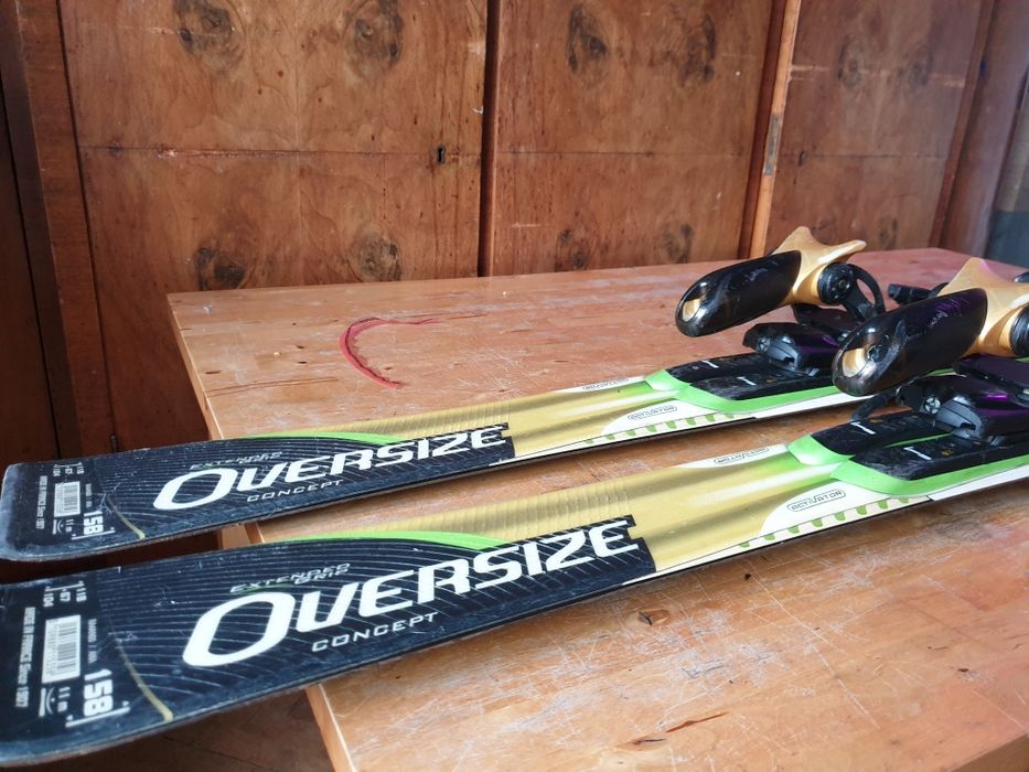 158 ROSSIGNOL 95 OVERSIZE CONCEPT Rossignol 158 cm snow ski's, VS