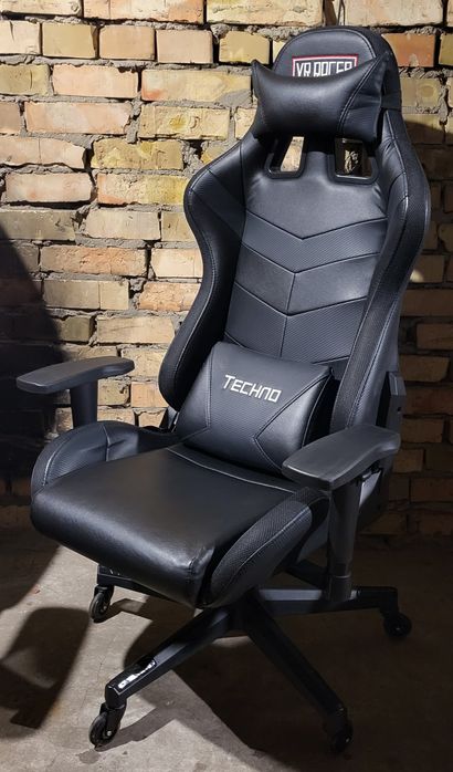 Ігрове геймерське крісло VR Racer серія Techno з підсвіткою