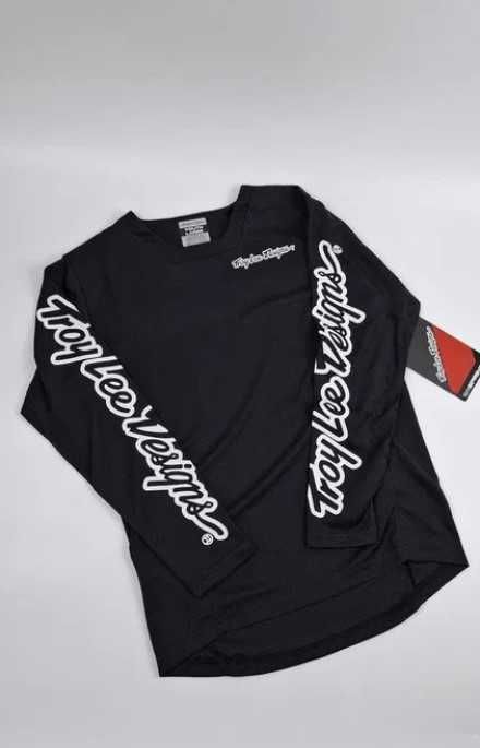 Jersey koszulka rowerowa z długim rękawem Troy Lee Designs Sprint Czarna Enduro MTB Nowa roz. L