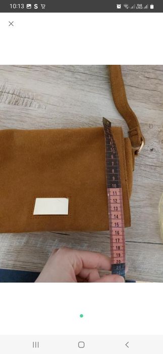 Замшева сумочка Zara