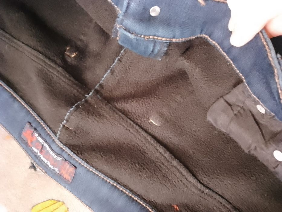 Męskie spodnie ocieplane