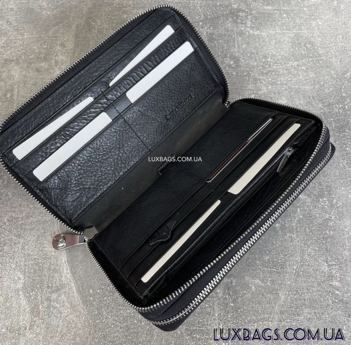 Кожаный мужской кошелек портмоне клатч Stefano Ricci