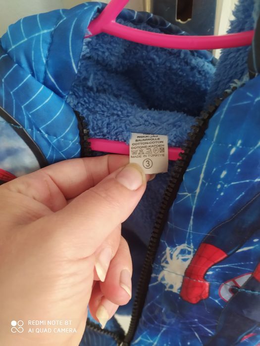 Kurtka Spiderman 92-98 jesienna