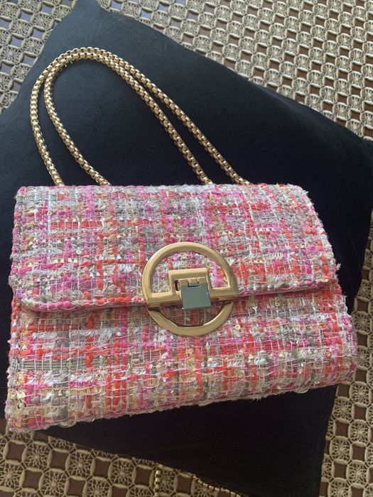 Torebka, torba na łańcuszku. Retro . Na ramię lub do ręku