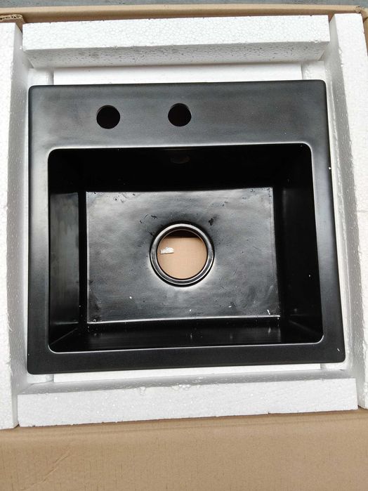 Nowy ZLEW czarny DON bez ociekacza