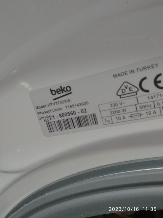 OUTLET Janki ul Wspólna 6 Pralko-suszarka BEKO HTV7742XW