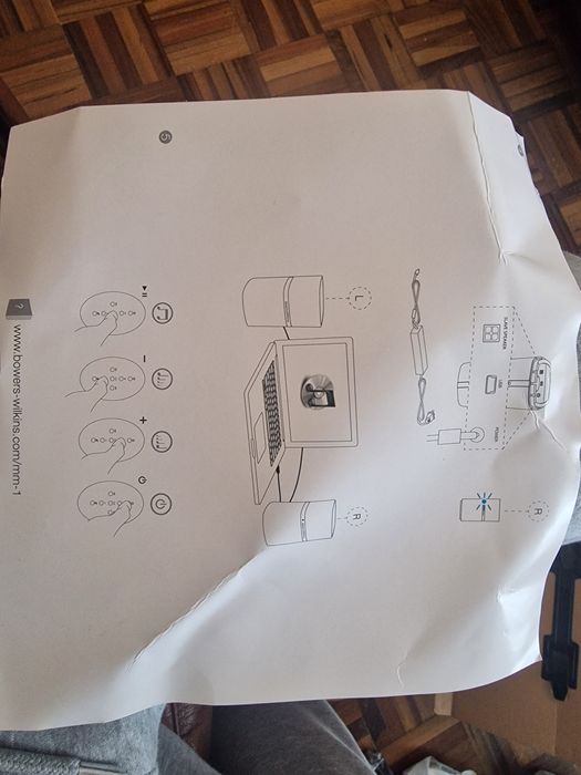 Bowers & Wilkins MM-1 – Speakers with Original Remote Control and Original Packaging64751966493059124