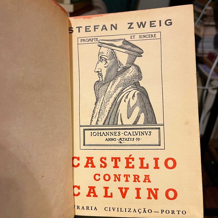 Stefan Zweig - Castélio contra Calvino (envio grátis)