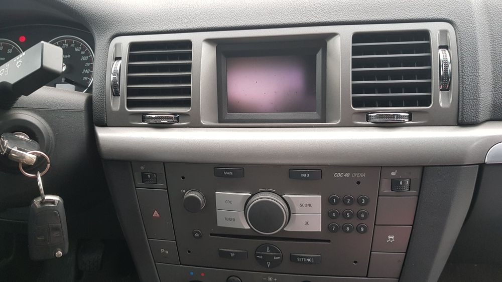 Radio cdc40 opera opel vectra c signum komplet mp3