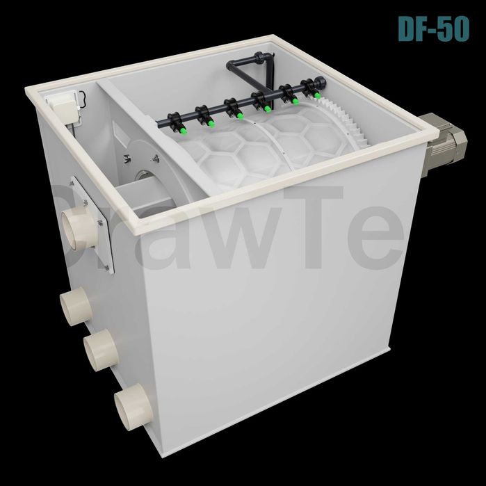 Барабанний фільтр 50 м³/годину