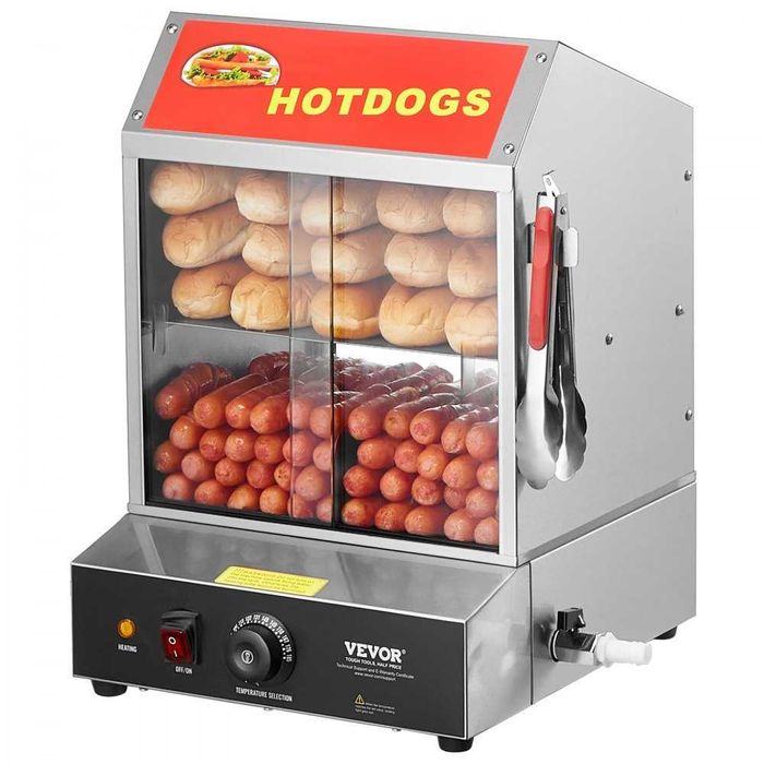Parowar do hot dogów VEVOR