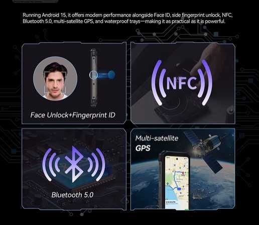 Cubot KingKong Mini 4. 16Gb(6+10)/128Gb, 90Hz, 48Mp/16Mp, 4700Ma, NFC