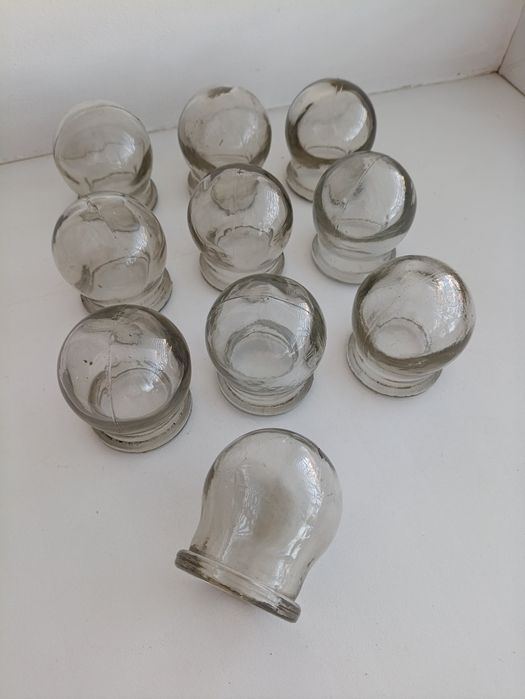 Медичні банки вакуумні масажні СРСР ( к-т 10шт.)