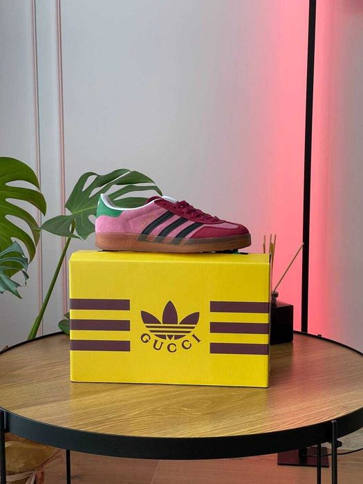 ЗНИЖКА! 37 (23,5 см) Adidas Gazelle рожеві адідас газелі гучі кеди