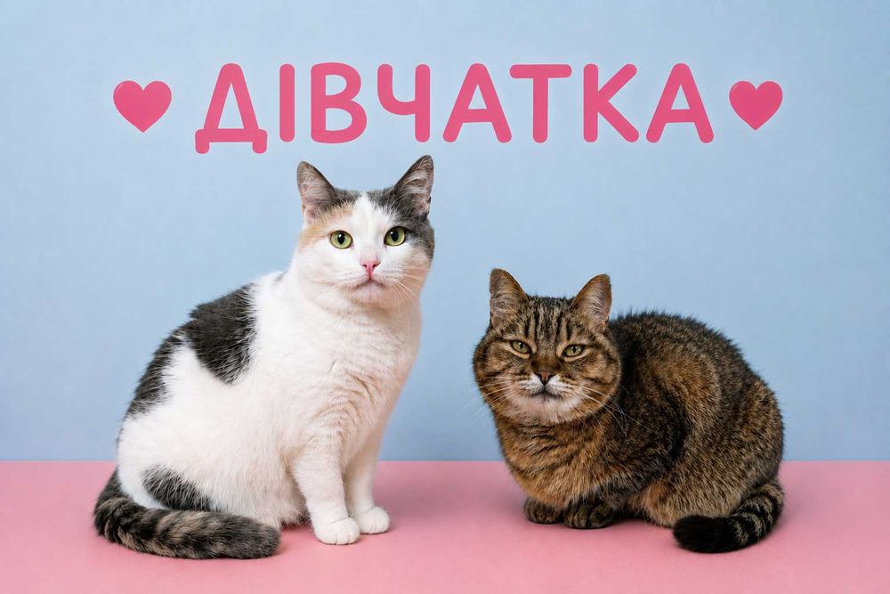 Кішки у добрі руки (лагідні, вакциновані, стерилізовані)