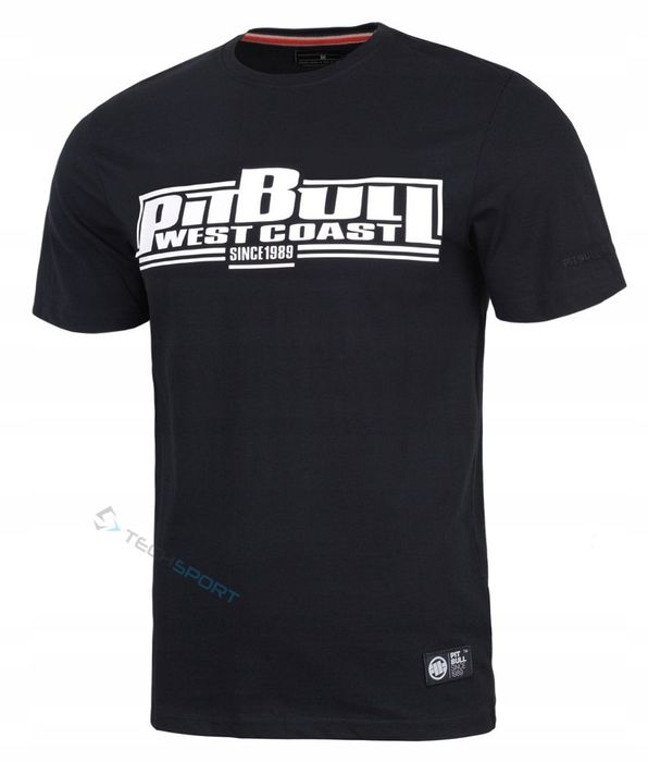 Pitbull Koszulka Męska T-Shirt Classic Boxing Z Napisem Na Piersi Xxl