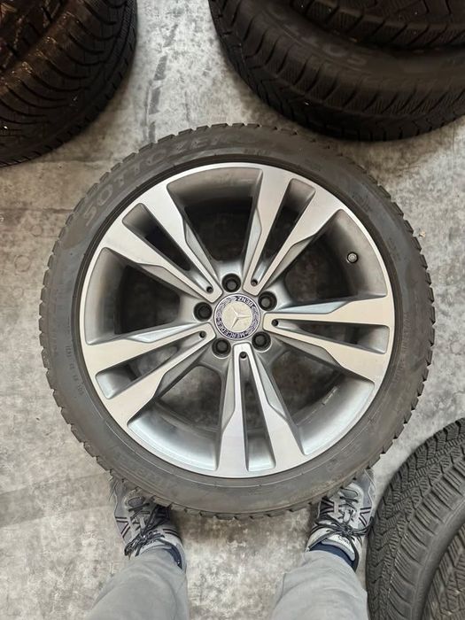 Jantes Mercedes Classe C 18" originais pneus 225/45 e 245/40