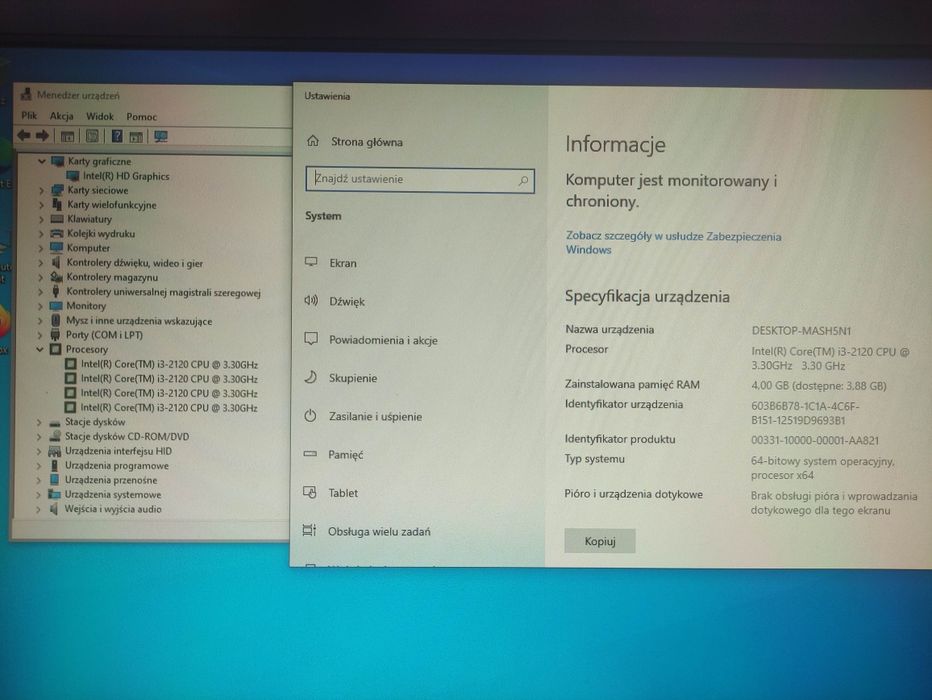 Komputer Dell Optilex 990 i3 2120 4x3,3GHz