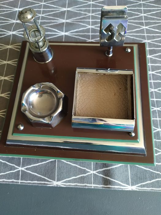 Przybornik dla palacza z lat 40-tych ub. wieku . ABSOLUTNY UNIKAT .