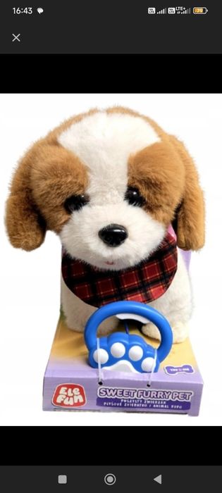 Interaktywny piesek Elefun Nowy