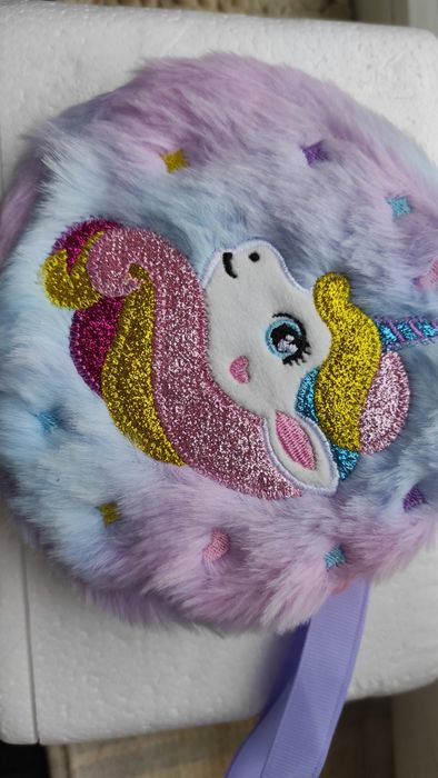 Плюшевая детская сумочка Единорожка для девочек моднец.