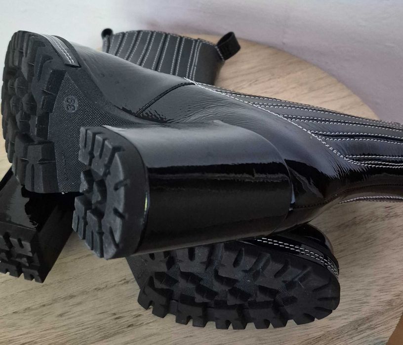 Botki damskie roz 39