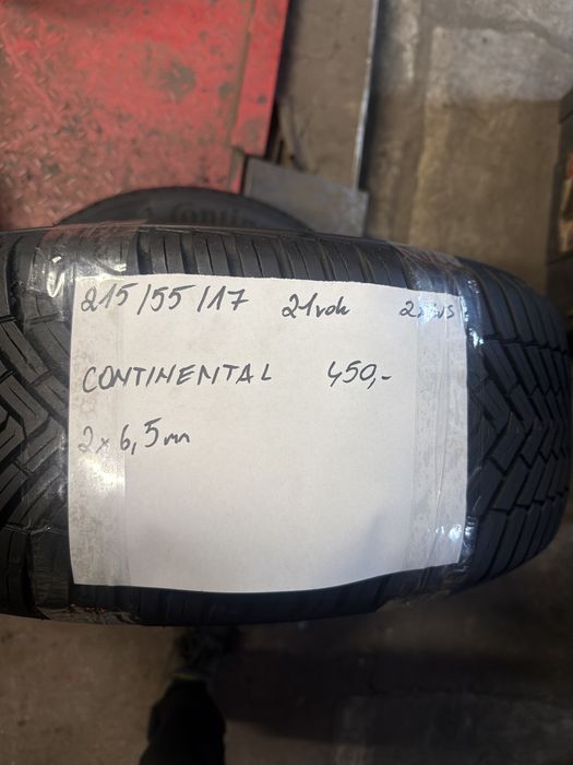 215/55r17 Contienental 21 rok wielosezon 2szt